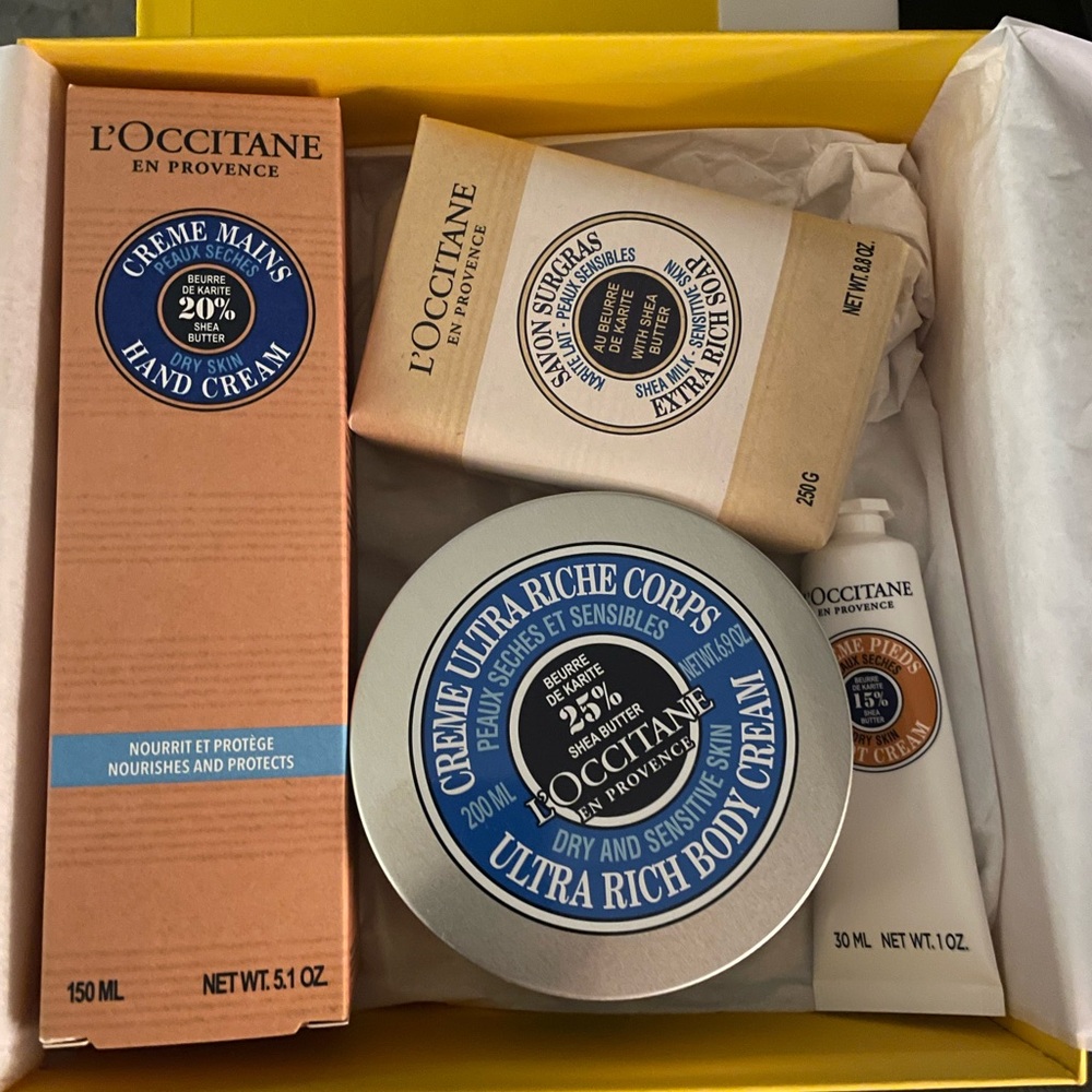 L'OCCITANE Shea Body Care Collection gift set brand new